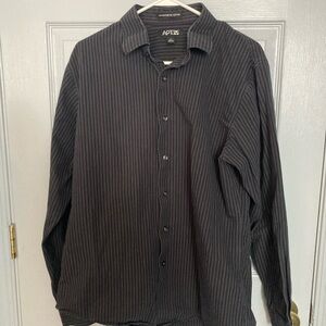 Apt. 9 Men's Black Striped Shirt